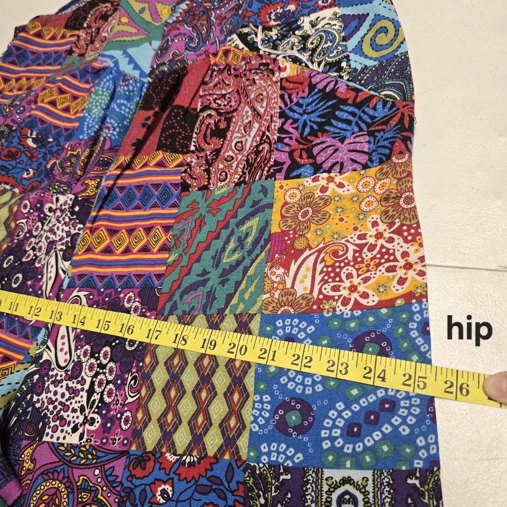 Boho Colorful Patchwork Jumpsuit - image 8